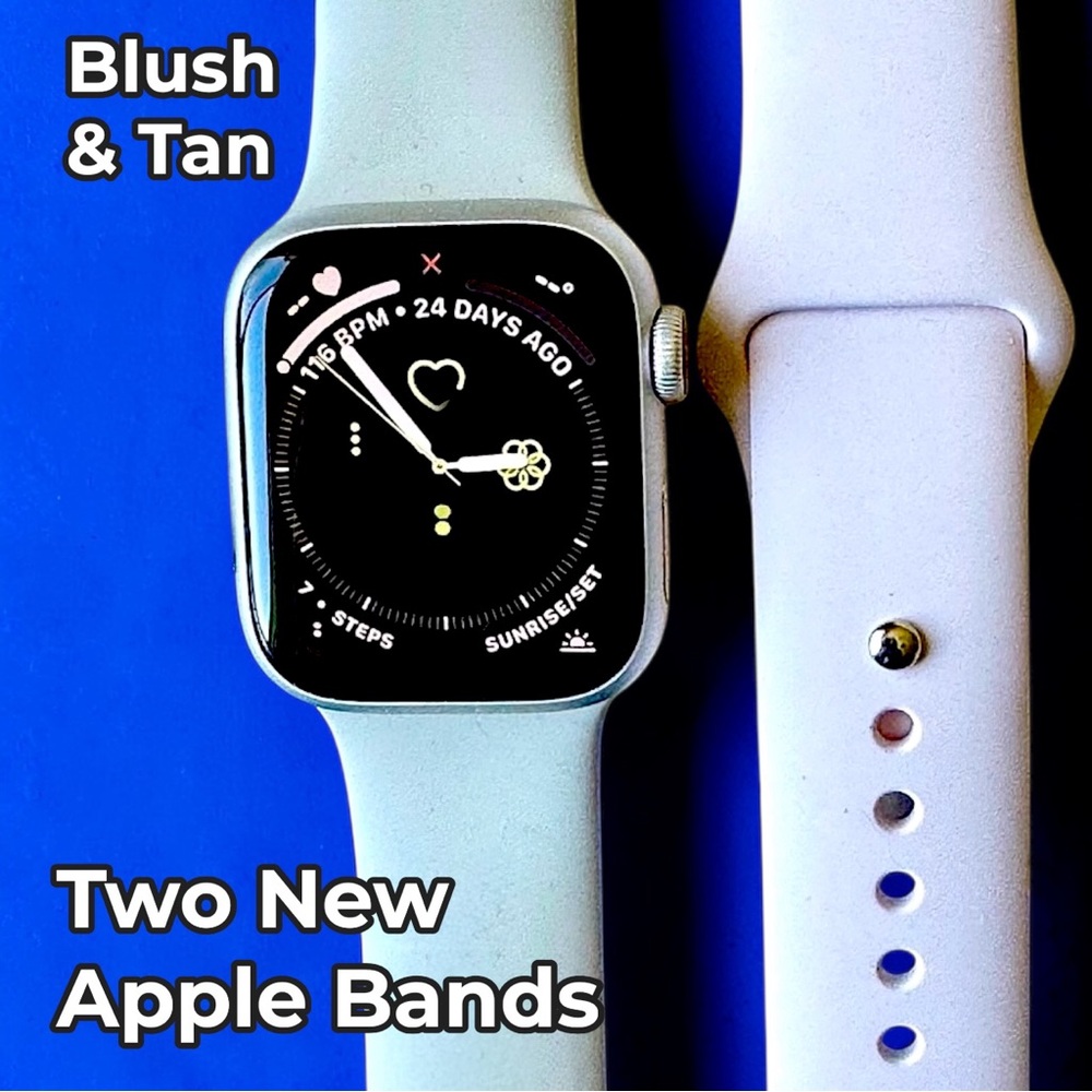 Like New Apple Watch Series 7 – 41mm Starlight Finish - Box, Charger, Bands - Picture 5 of 15